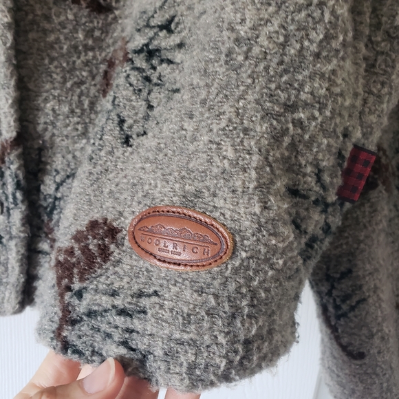 Woolrich Women's Gray Patterned Jacket - Picture 5 of 9